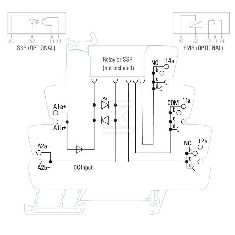 Podstawa przekaźnika, IP20, 24 V DC ±20 - 1127720000