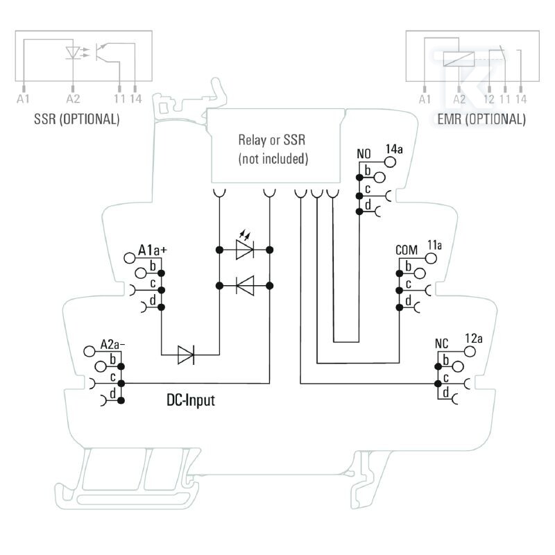 Podstawa przekaźnika, IP20, 24 V DC ±20 - 2618740000