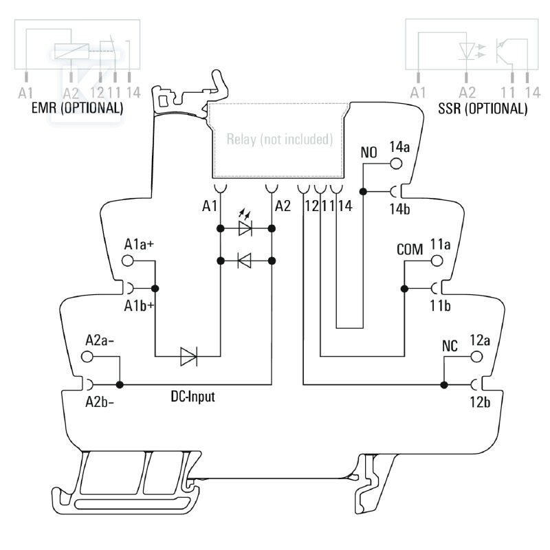Podstawa przekaźnika, IP20, 24 V DC ±20 - 2618870000