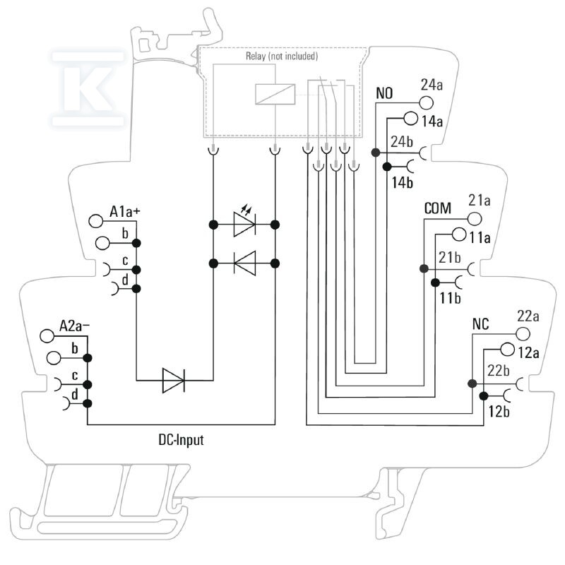 Podstawa przekaźnika, IP20, 5 V DC ±20 - 2680850000