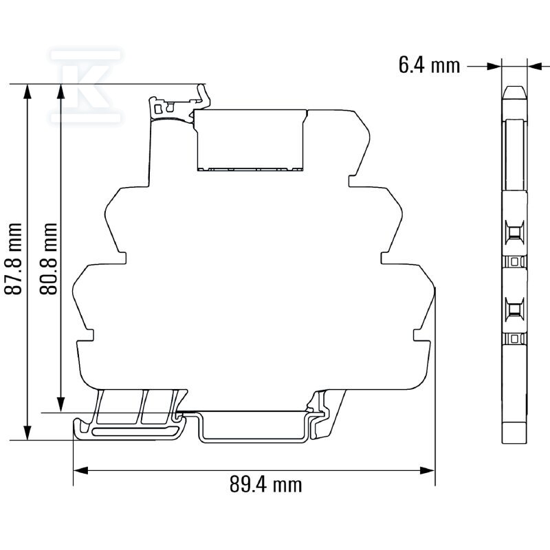 Przekaźnik półprzewodnikowy, 60 V UC - 2618970000