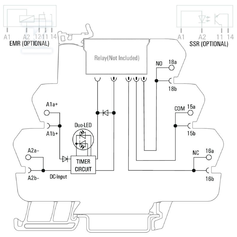 Podstawa przekaźnika, IP20, 24 V DC ±20 - 2639740000
