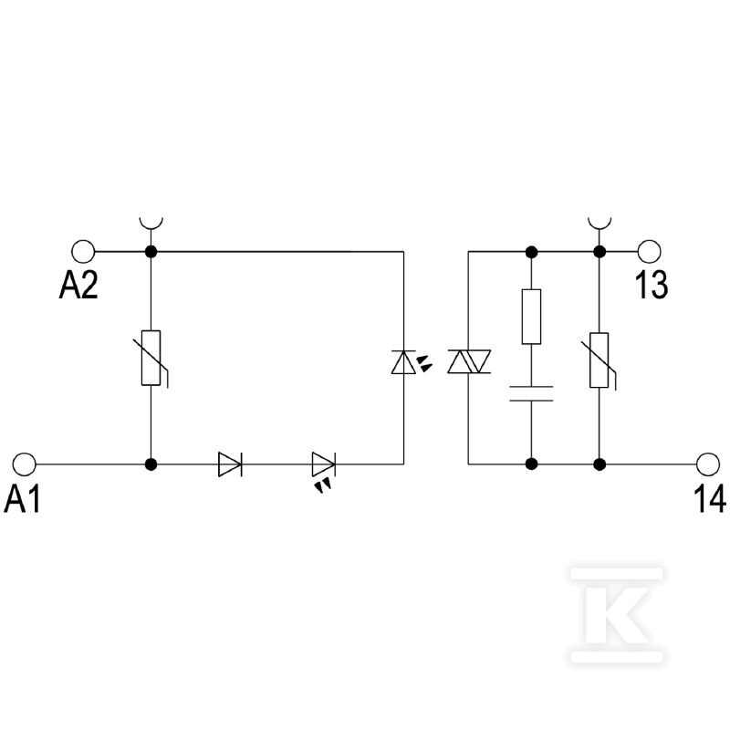 Przekaźnik półprzewodnikowy, 220 V DC - 8951150000
