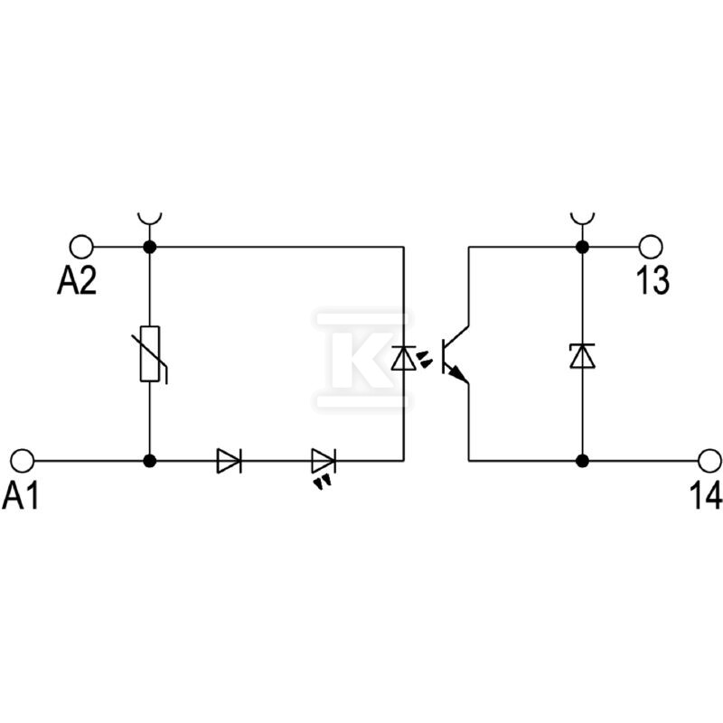 Przekaźnik półprzewodnikowy, 220 V DC - 8950810000