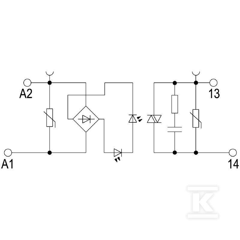 Przekaźnik półprzewodnikowy, 24 V AC - 8951260000