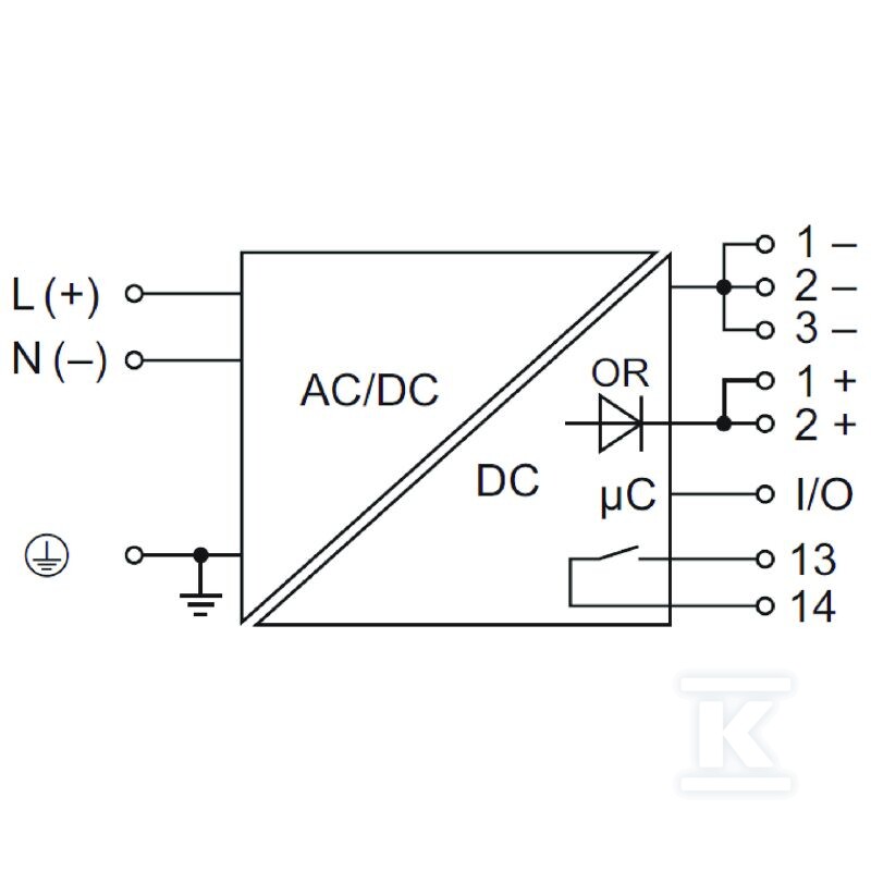Zasilacz, 120 W, 5 A @ 60 °C, PRO TOP2 - 2467230000