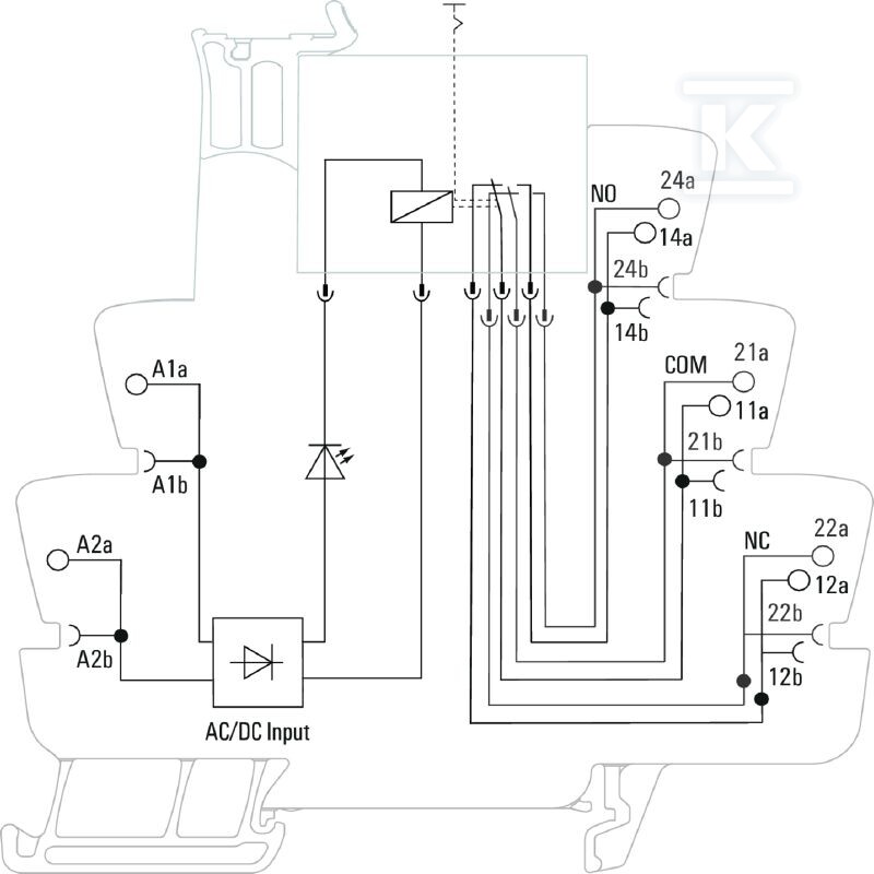 Moduł przekaźnikowy, 120 V UC ±10 %, - 2988360000
