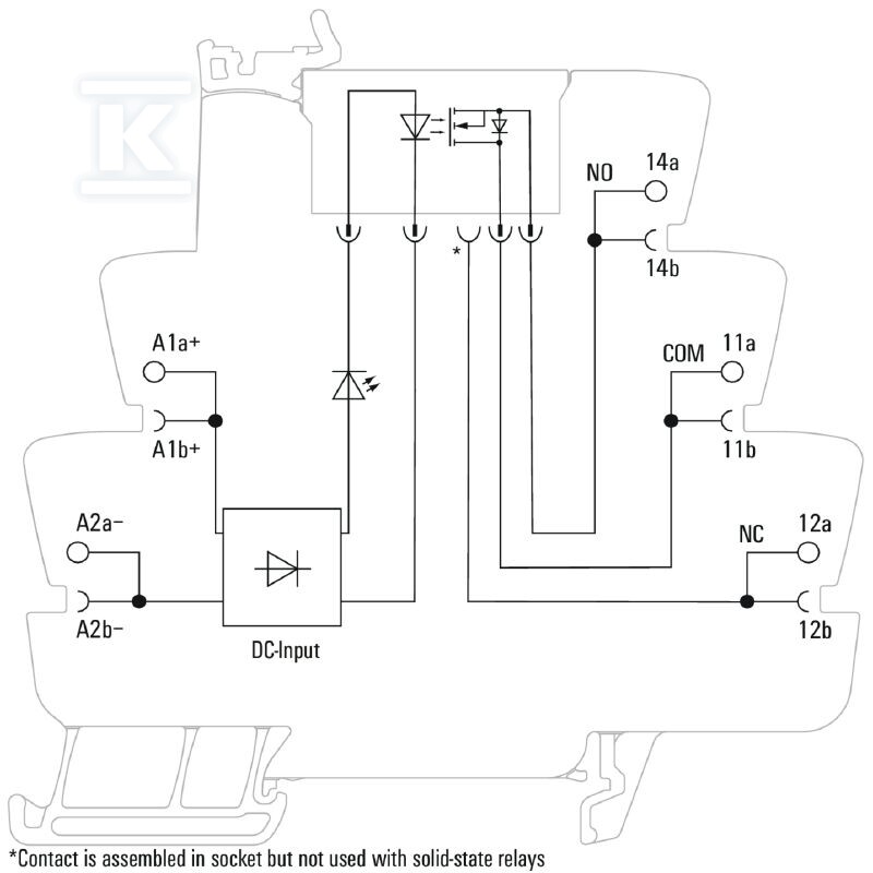 Przekaźnik półprzewodnikowy, 12 V DC - 1127150000