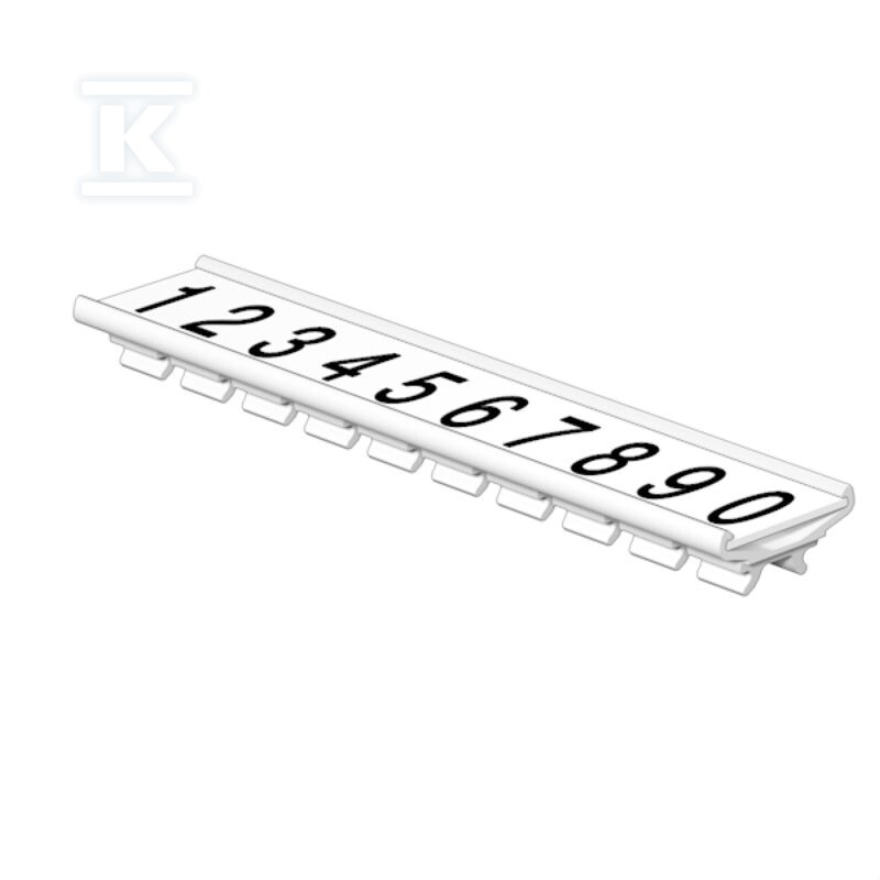 Oznaczenie terminala, biały, Raster w - 2655040000