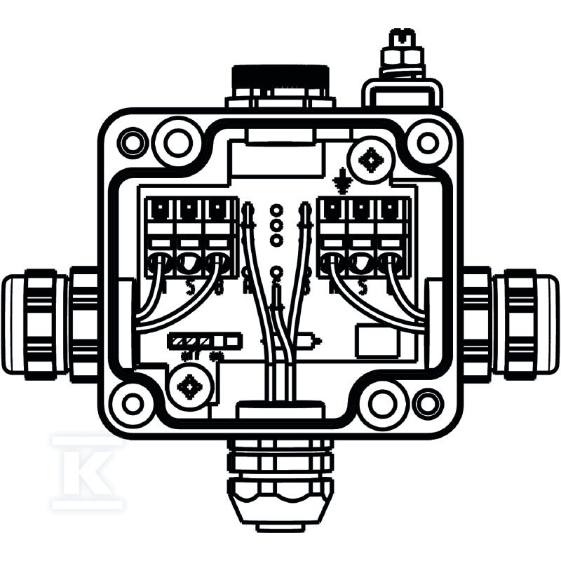 Dystrybutor magistrali Bus, 1-krotny - 8564060000