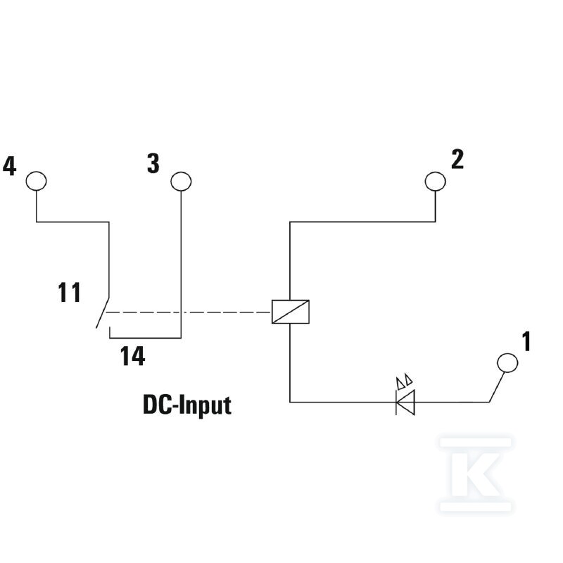 Moduł przekaźnikowy, 24 V DC +25 % / - 8499550000