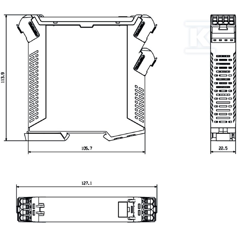 Konwerter sygnału / separator, Wejście - 7760054360