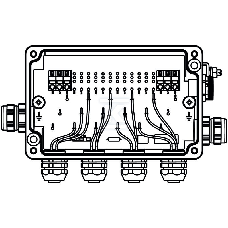 Dystrybutor magistrali Bus, 4-krotny - 8564080000