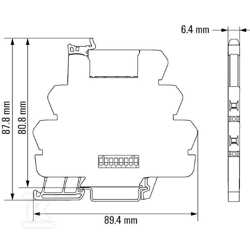 Podstawa przekaźnika, IP20, 24 V DC ±20 - 2639740000