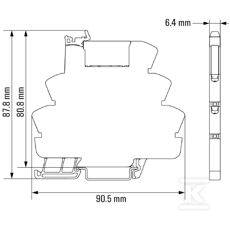 Przekaźnik półprzewodnikowy, 60 V UC - 1127320000