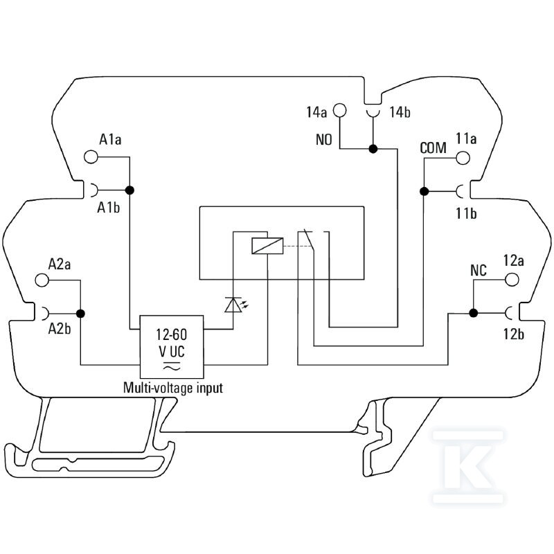 Moduł przekaźnikowy, 12...60 V UC ±10 - 2773770000