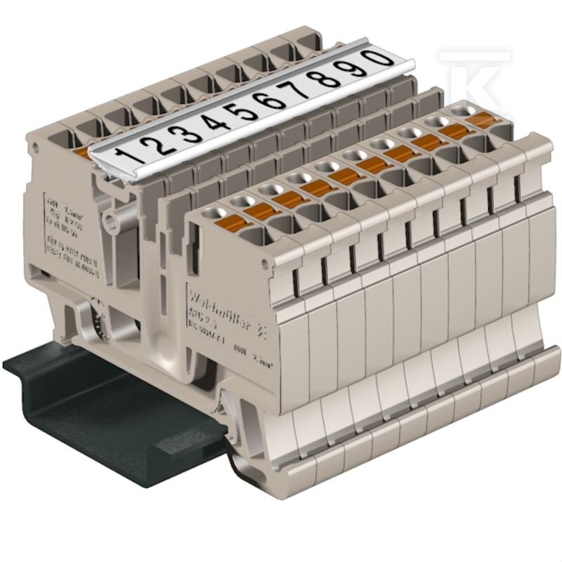 Oznaczenie terminala, biały, Raster w - 2655040000