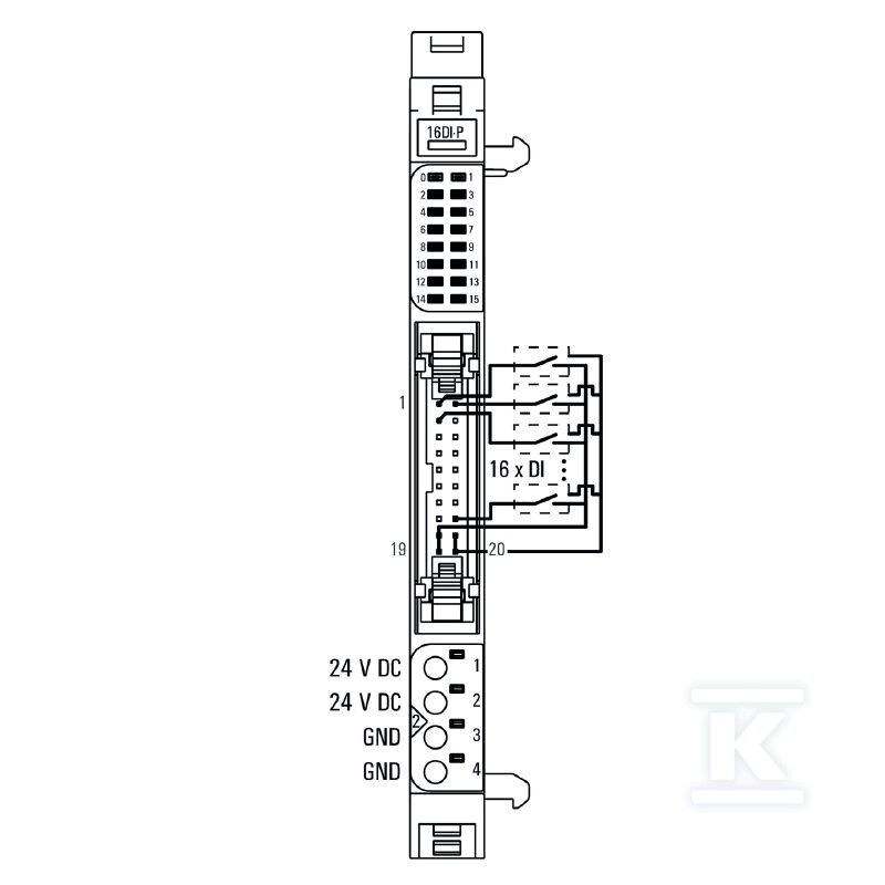 Moduł wejściowy cyfrowy (I/O), Moduł - 1315210000