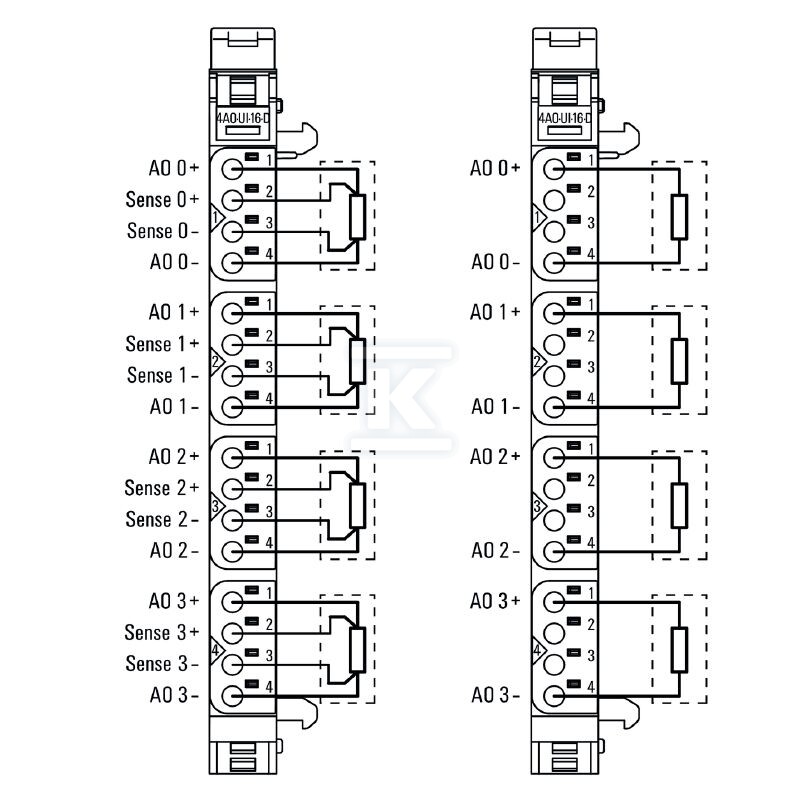 Moduł wyjściowy analogowy (I/O), Moduł - 2453870000