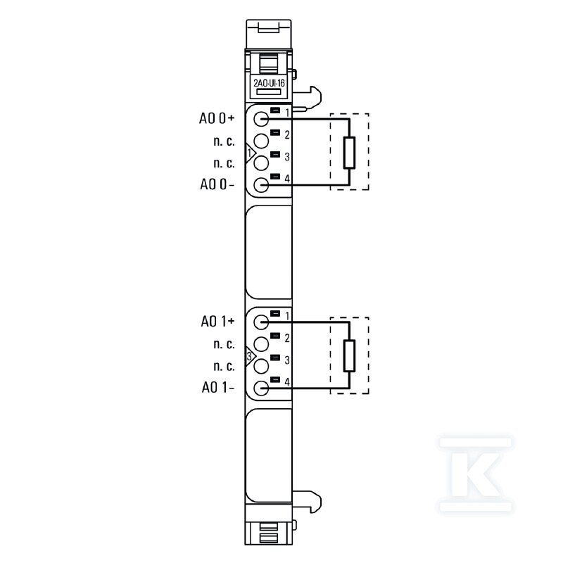 Moduł wyjściowy analogowy (I/O), Moduł - 2566970000