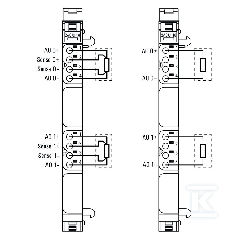 Moduł wyjściowy analogowy (I/O), Moduł - 2705630000