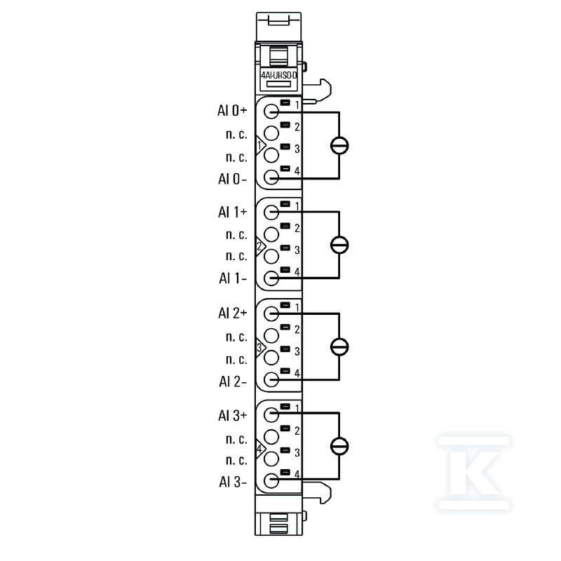 Moduł wejściowy analogowy (I/O), Moduł - 2566960000