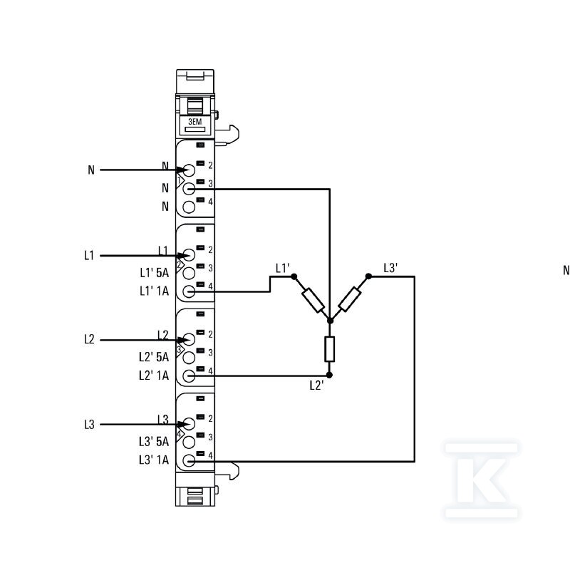 Moduł funkcyjny (I/O), UR20-3EM-230V-AC - 2007420000