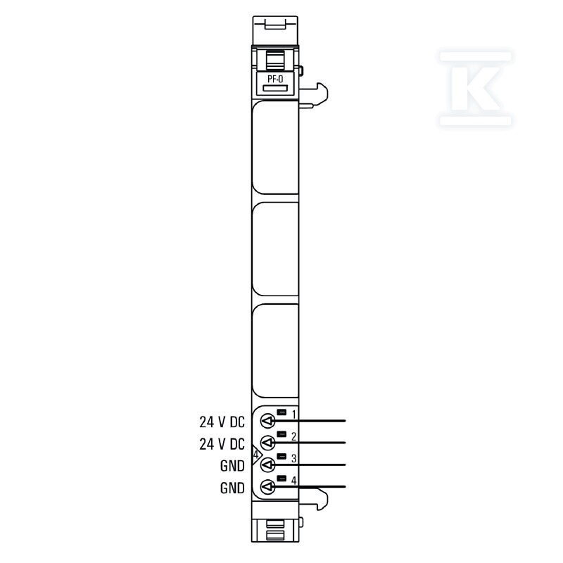 Moduł doprowadzenia mocy (I/O), Moduł - 1334740000