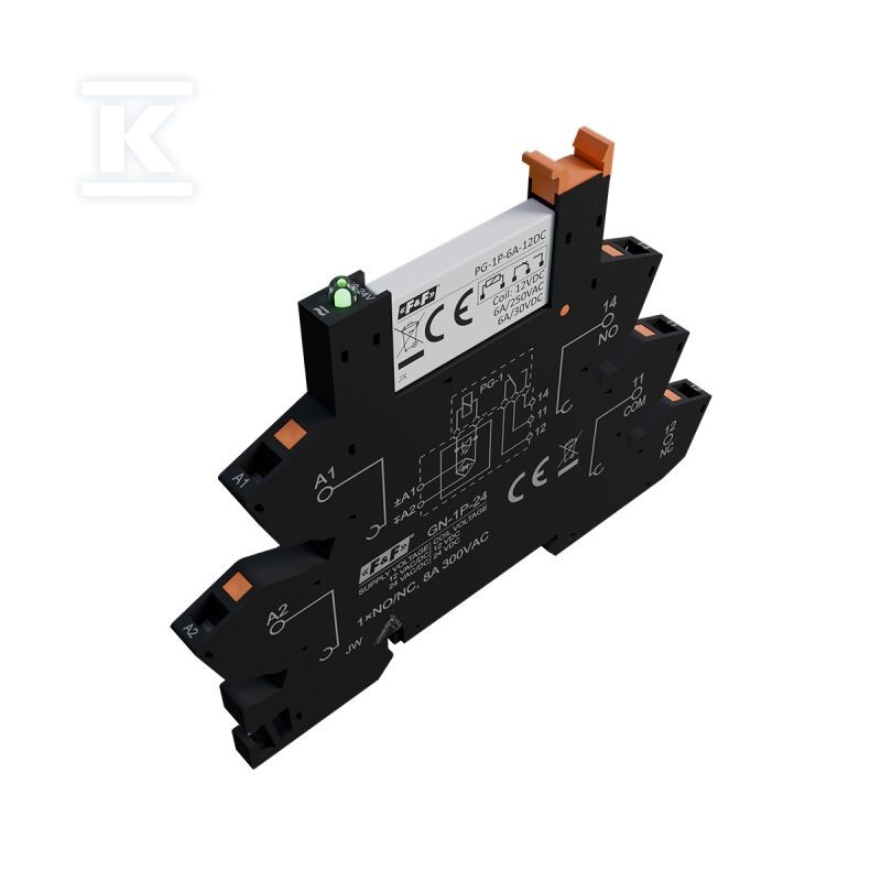 Komplet gniazdo GN-1P-24 + przekaźnik - DTA884