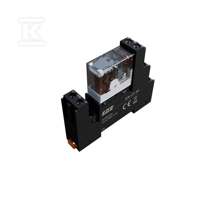 Komplet gniazdo przekaźnikowe GN-2P-M + - DTA886