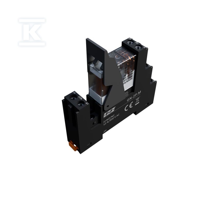 Komplet gniazdo przekaźnikowe GN-2P-M + - DTA882