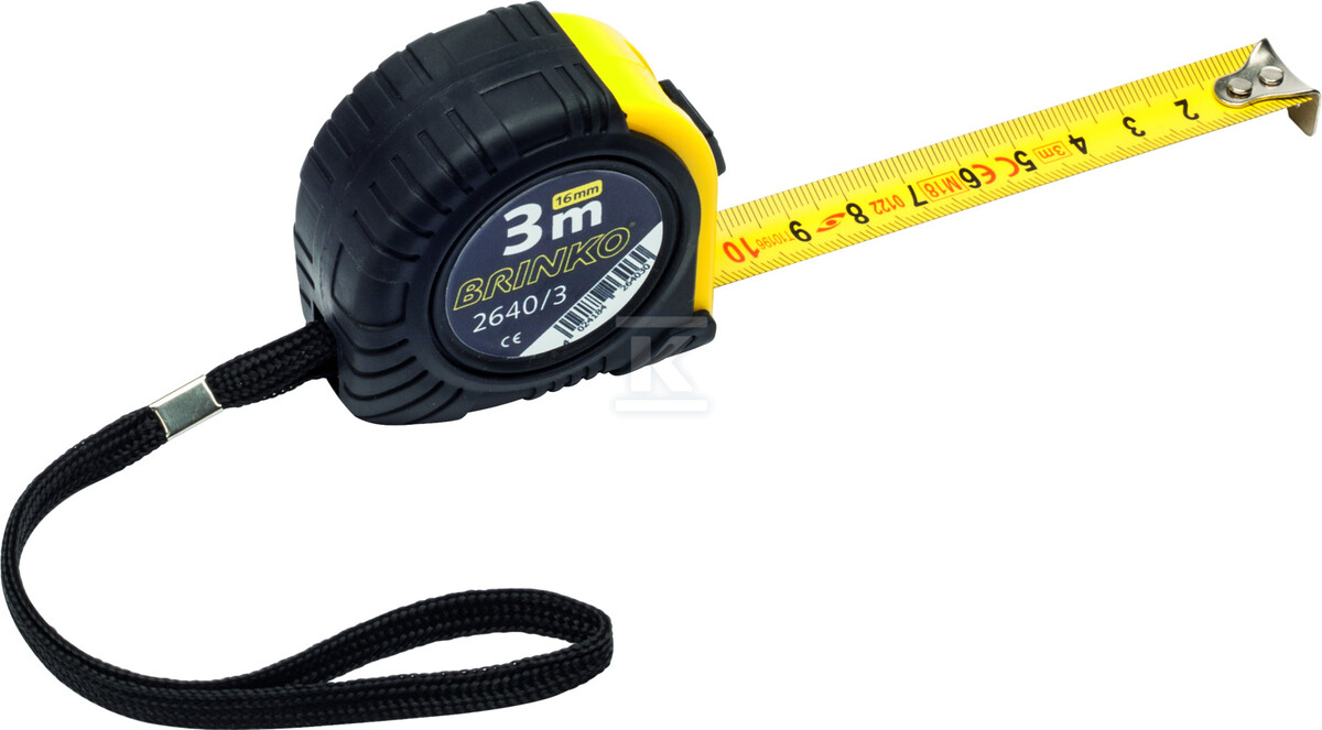 Taśma miernicza 3 m, 16 mm - 2640/3