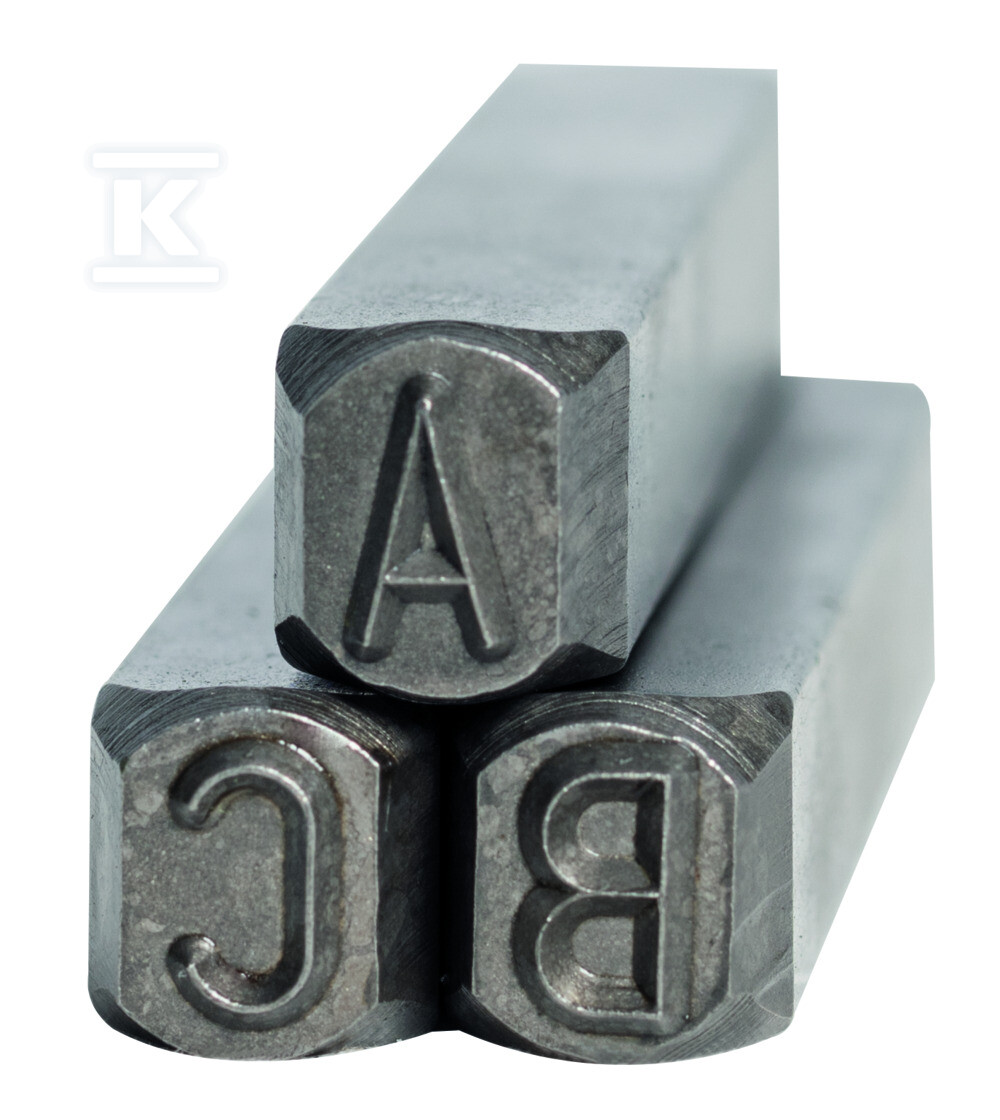Zestaw liter do wybijania w stali - 3562/6