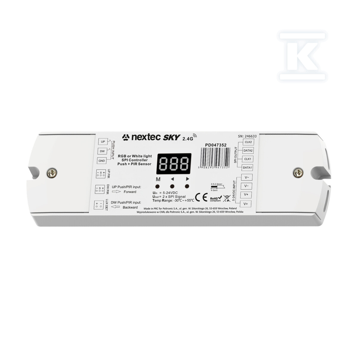 Sterownik schodowy Nextec Sky Digital - PD047352