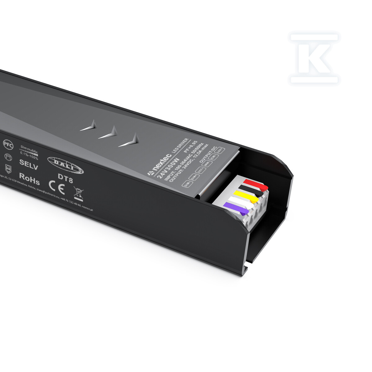 Zasilacz modułowy DALI-2 3in1 DT8 PUSH, - PB047956