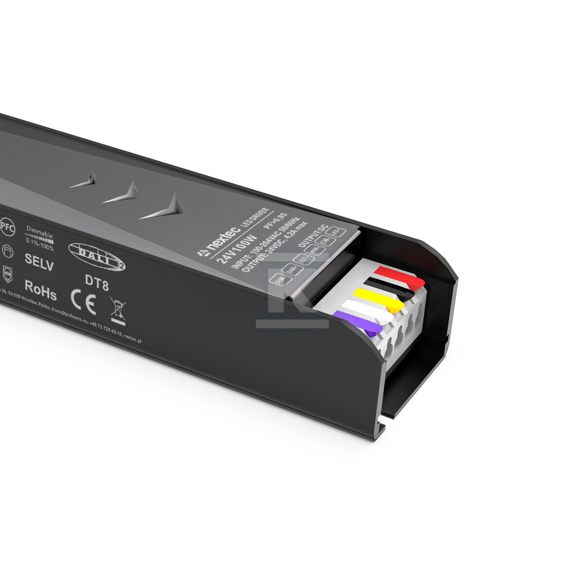 Zasilacz modułowy DALI-2 3in1 DT8 PUSH, - PB047925