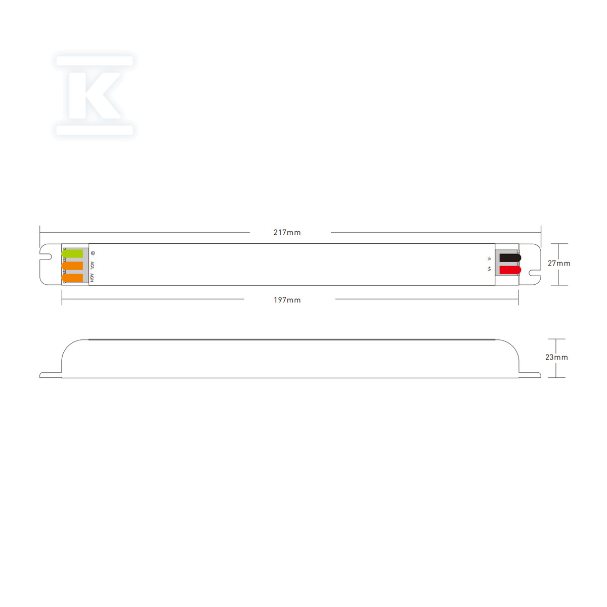 Zasilacz modułowy Aura 48V IP20 2,07A - PB048304