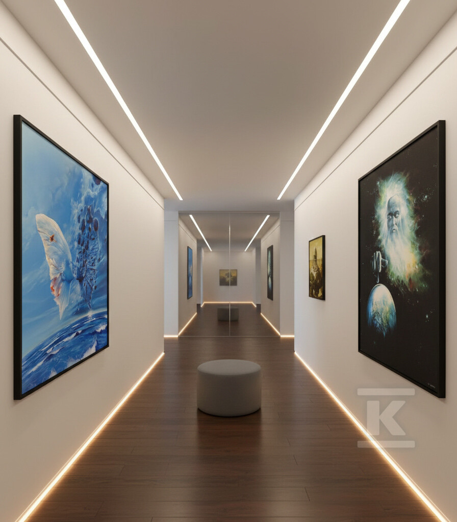 Nextec beépíthető LED profil, PTC típus - PC048519