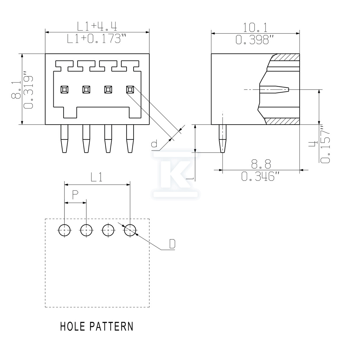 Złącze wtykowe do PCB (przyłącze - 2439780000