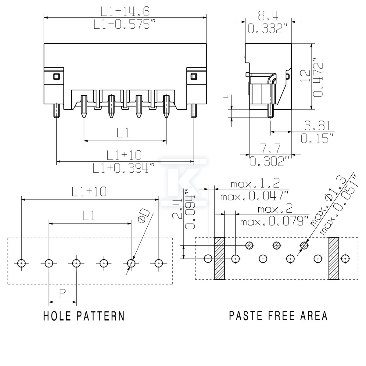 Złącze wtykowe do PCB (przyłącze - 1796920000