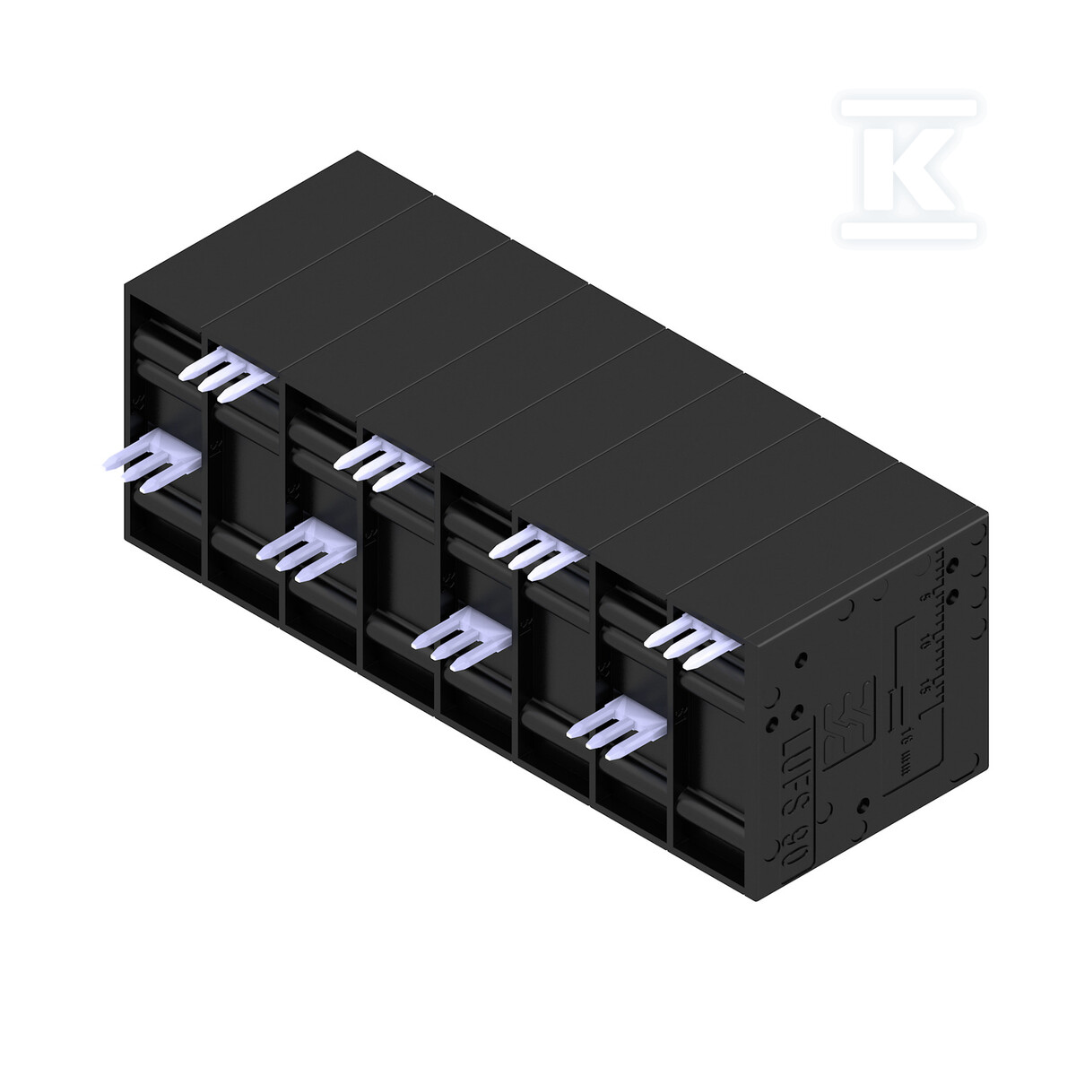 Zacisk płytki drukowanej, 1000 V, 101 - 2500510000