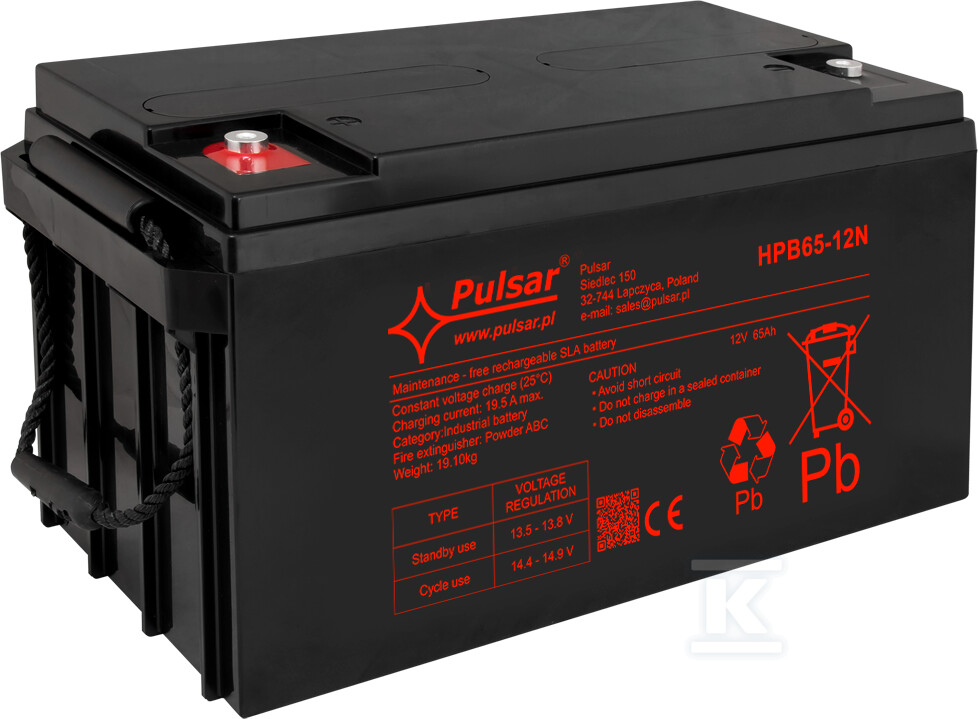 Akumulator 65Ah/12V HPB - HPB65-12N