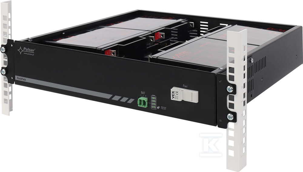Obudowa na akumulatory 4x18Ah RACK 19" - RACKPACK