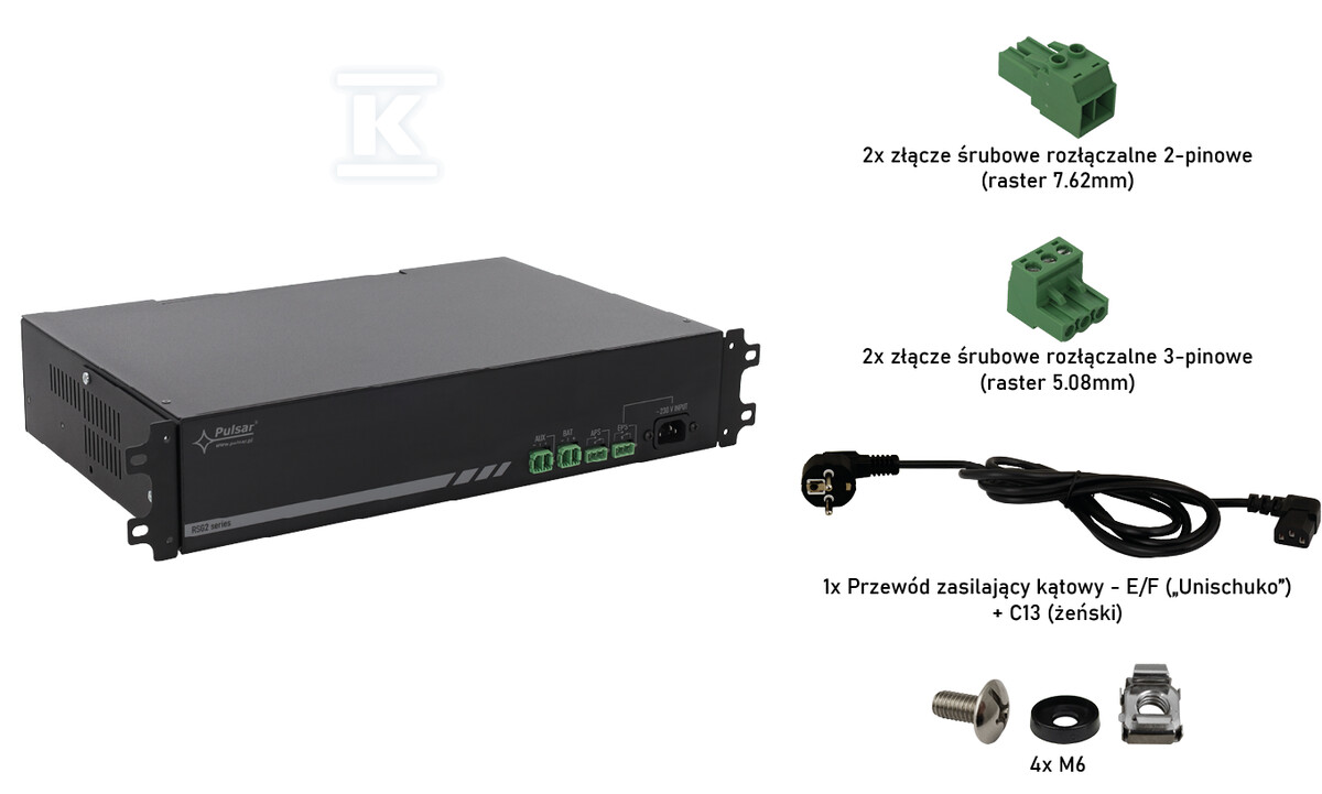 Буферний блок живлення RSG2 27,6V/10A - RSG2-24V10A
