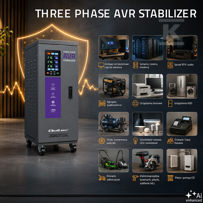 Трифазний стабілізатор напруги AVR - 51907