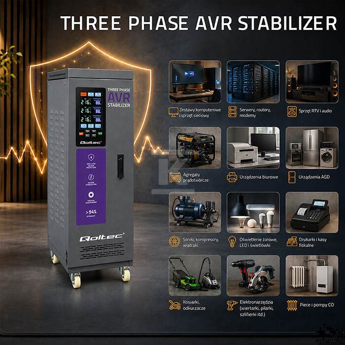 Трифазний стабілізатор напруги AVR - 51910