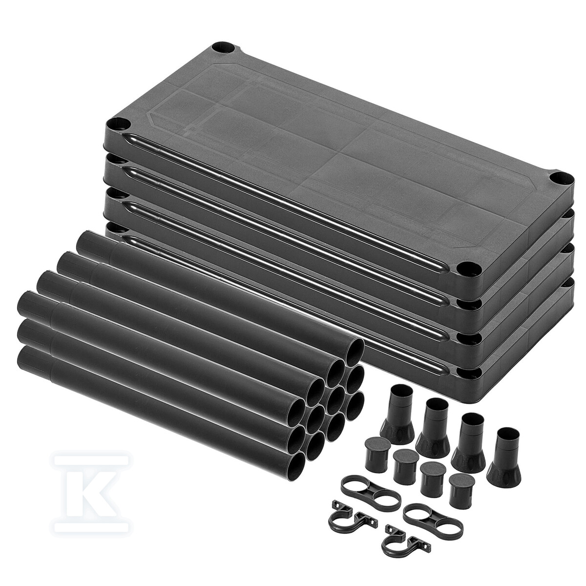 Regał plastikowy 5 półek 90 x 40 x 182 - CRV240868