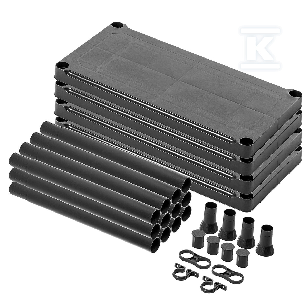Regał plastikowy 5 półek XL 90 x 60 x - CRV241076