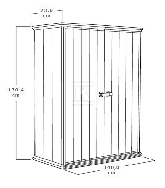 Szafa ogrodowa Duotech High Store PLUS - CRV246950
