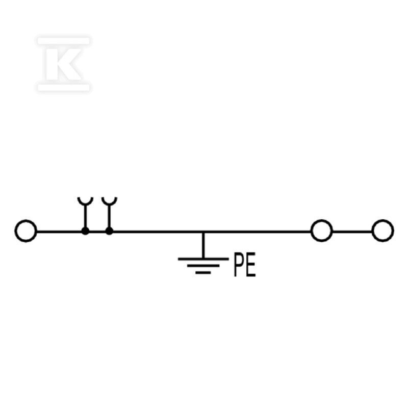 Клема PE, пружинний з'єднувач, зелений - 1767670000